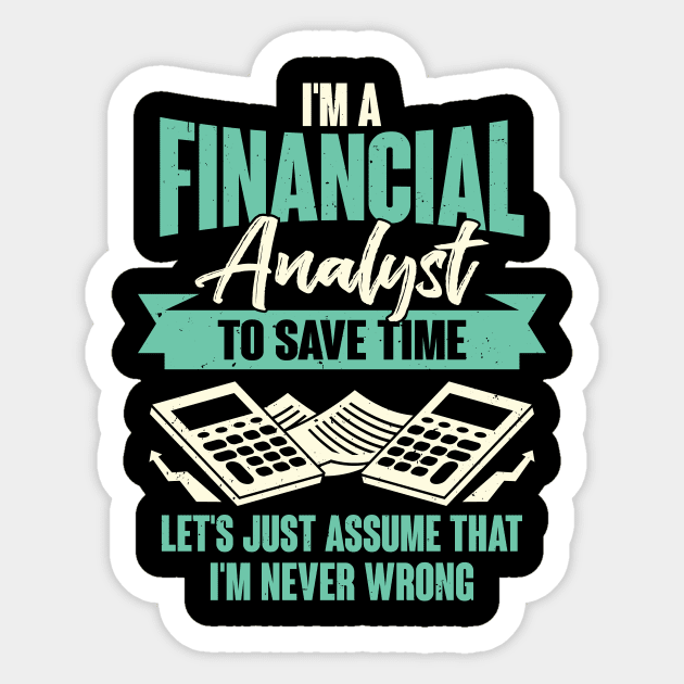 Finance Financial Analyst Gift Sticker by Dolde08